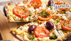Tradição no sabor e no preço! Rodízio de pizzas salgadas e doces com buffet de massas, risotos, acompanhamentos e uma variedade de saladas na Pizzarella