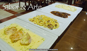 Absolutamente irresistível! Sequência de massas, risotos e carnes com sobremesas na Trattoria Sabor e Arte no centro de Criciúma, válido de terça a sábado