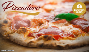 Desde 1996! Rodízio de pizzas forno à lenha com mais de 50 sabores salgadas e doces, buffet livre de lasanhas, massas, saladas e acompanhamentos na Pizzaria Pizzadoro, em anexo ao Criciúma Shopping com playground