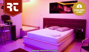 Vale a pena conferir! Suíte super luxo com banheira de hidromassagem por período de 3 horas no Rit´s Motel, válido de segunda a segunda