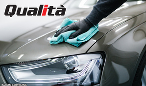Espelhamento com cera carnaúba com lavação externa e interna na Qualita Estética Automotiva no centro de Criciúma a partir de R$ 219,99 em até 18 vezes no cartão*