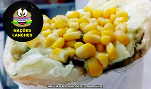 Escolha entre: X-Galinha, X-Egg, X-Calabresa, X-Burguer, X-Bacon, X-Pepino, X-Bauru ou X-Dog no Nações Lanches, válido para consumo ou retirada no local