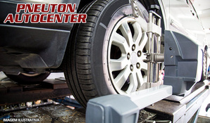 Segurança em primeiro lugar! Geometria computadorizada, balanceamento e rodízio de pneus com check up de suspensão, escapamento e freios na Pneuton Autocenter