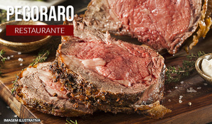 Coma a vontade! Almoço sistema buffet livre com carnes, massas, acompanhamentos e saladas no Restaurante Pegoraro, válido de segunda a sexta