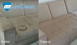Limpeza e higienização de sofá na Lavclean com atendimento a domicilio em até 10x no cartão*