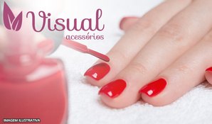 Suas unhas bonitas e bem cuidadas! 1 manicure + 1 pedicure na Visual Acessórios
