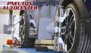 Segurança em primeiro lugar! Geometria computadorizada, balanceamento e rodízio de pneus com check up de suspensão, escapamento e freios na Pneuton Autocenter