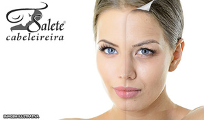 Peeling de Vitamina C + Hialurônico na Salete Cabeleireira, no centro de Criciúma