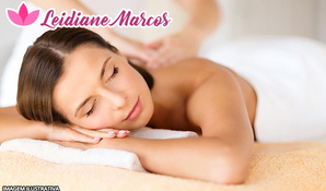 Pacote corporal completo com 8 sessões: endermo, massagem modeladora, manta térmica, pump up, esfoliação corporal e ultrassom na Leidiane Marcos